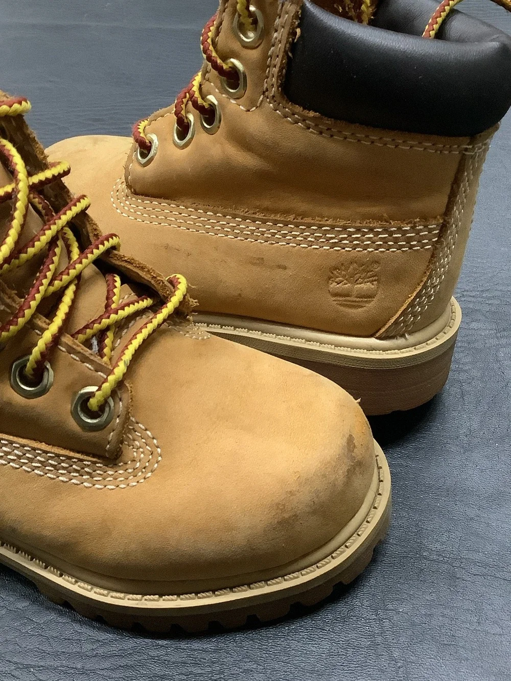 Timberland Kids Wheat/Tan Lace-Up Rugged Boots